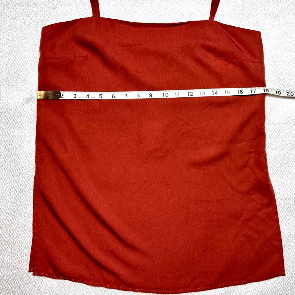 NWT Wayf Women's Terracotta Tank Top Tunic with Adjustable Straps Size S - Picture 7 of 8